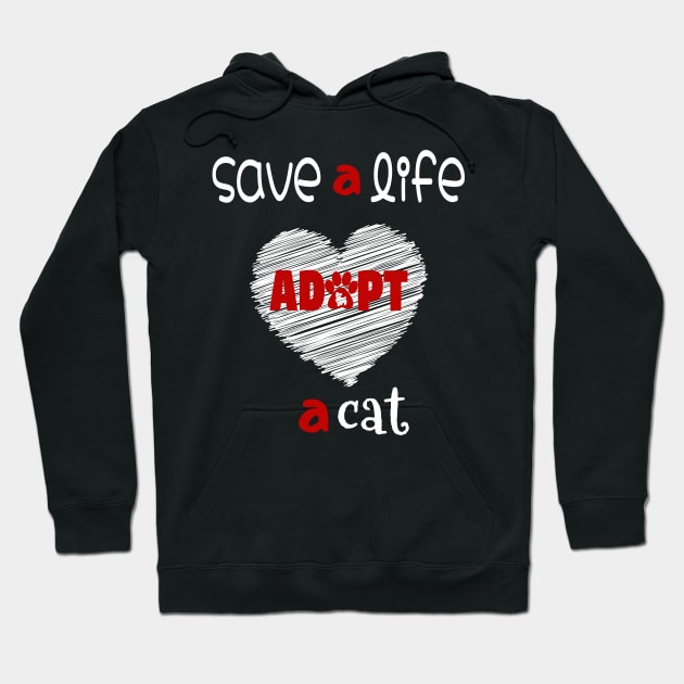 adopt a cat Hoodie by summerDesigns